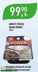 ANKET PİŞMİŞ DANA DÖNER 250 G